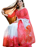 হ্যান্ডপ্রিন্ট শাড়ি