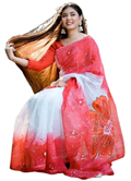 হ্যান্ডপ্রিন্ট শাড়ি